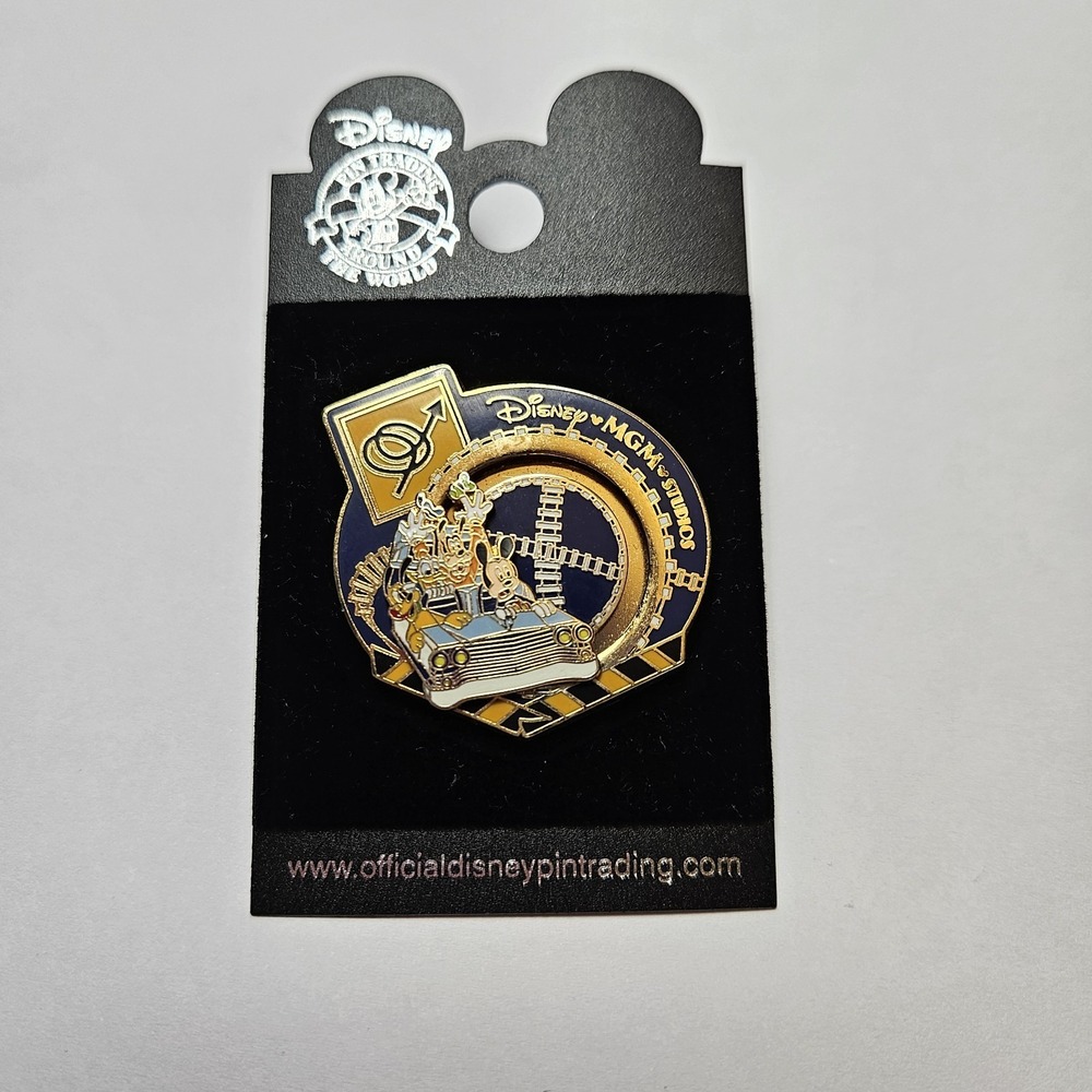 Disney Hollywood Studios Aerosmith Rock N Roller Coaster Mickey Goofy Pluto Pin